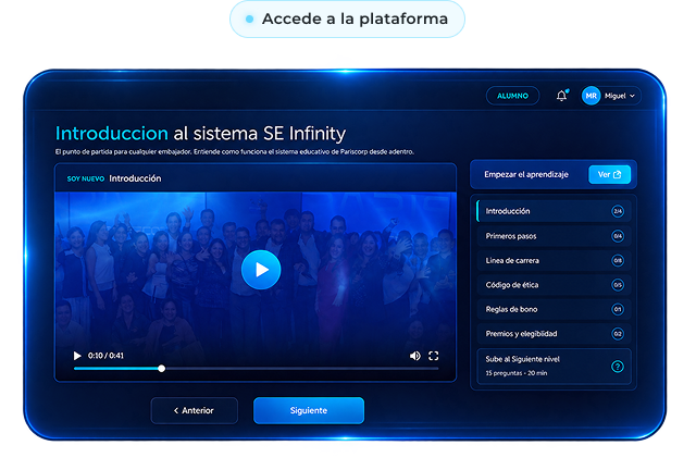Interfaz SE Infinity